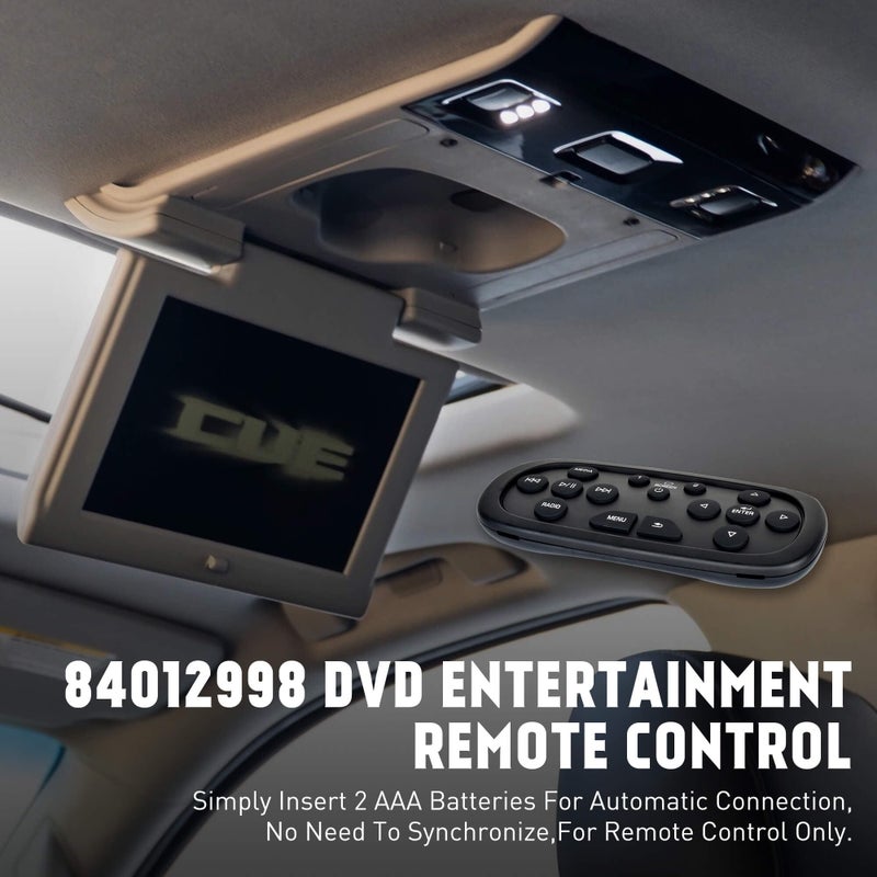 XIMAKA 84012998 Rear Overhead Consoles DVD Entertainment Remote Control Replacement for 2015-2020 Cadillac Escalade  2013-2016 Cadillac SRX  2014-2016 Cadillac Xts Replaces# 23352034  23432163 - Image 4